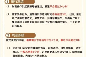 全部银行卡被冻结怎么办？原因及解冻方法全解析