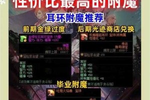 DNF召唤师装备附魔珠选择攻略2025：毕业附魔推荐与搭配技巧