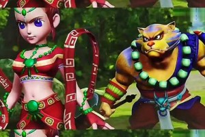 梦幻西游老虎和杀破狼施法动作