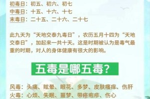 五毒教的五毒是什么？揭秘五毒教五大毒物