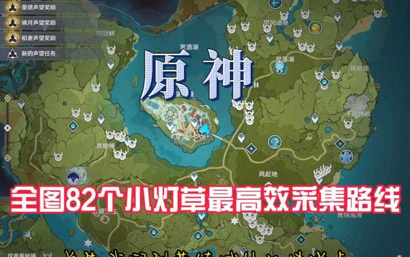 原神小灯草刷新时间与地点 高效采集路线攻略