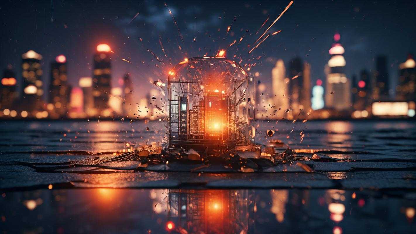 霓虹璀璨点亮城市夜晚,却驱不散内心孤独的灯火阑珊
