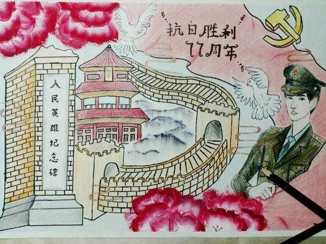 如何绘制简单又生动的抗日主题画作?