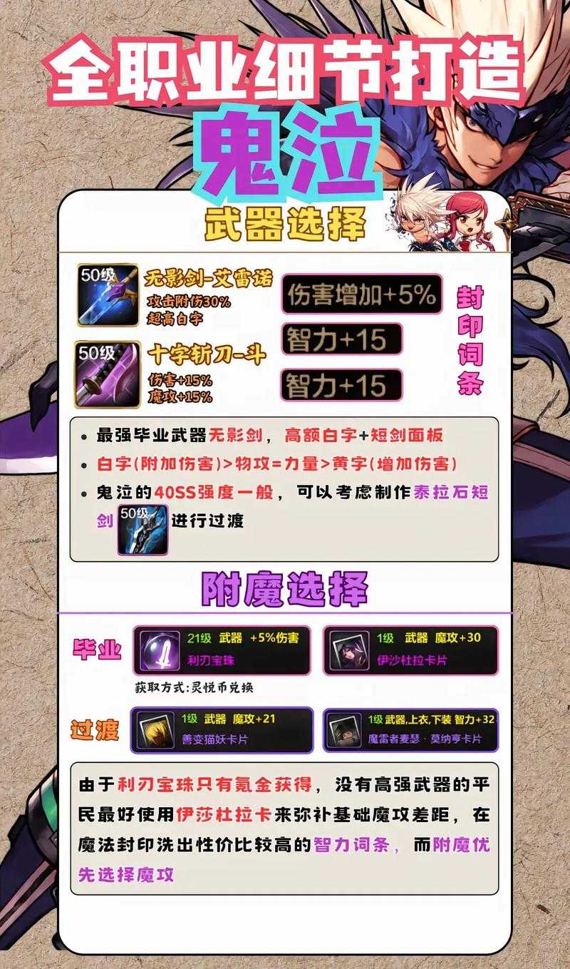 女鬼泣技能如何搭配技能书?附推荐