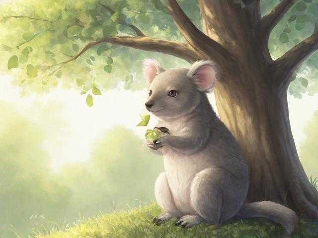 梦幻西游第一次养树袋熊 树袋熊，桉树叶，第一次