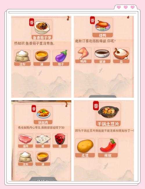 梦幻西游美食食谱专用旗