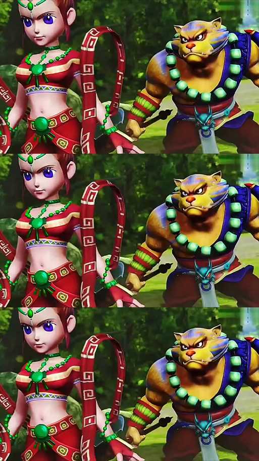 梦幻西游老虎和杀破狼施法动作