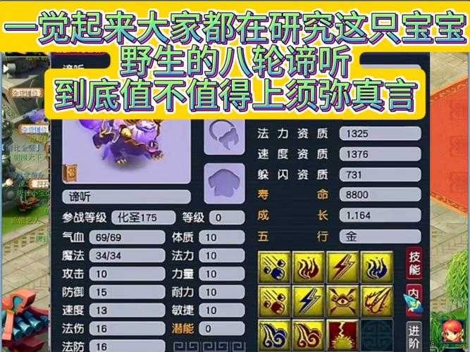 梦幻西游谛听出现时间
