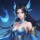 梦幻西游虎贲打蓝套装效果