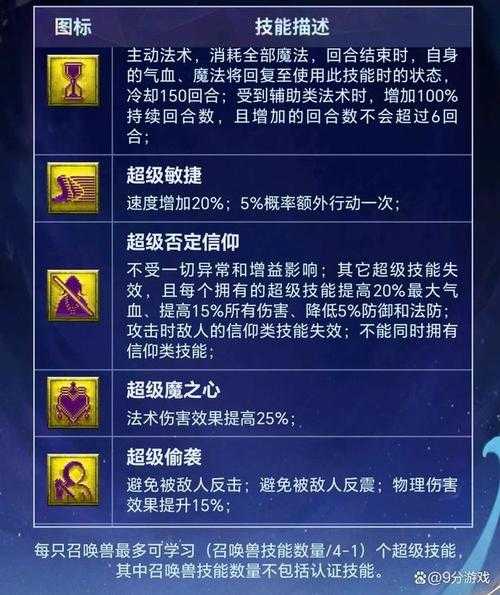 梦幻西游超级技能怎么得 超级,技能 技能